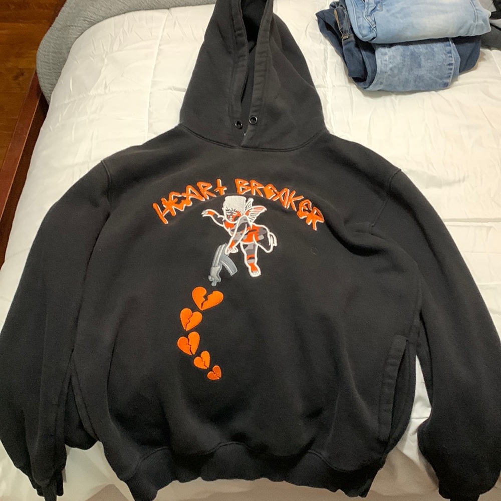 Heart breaker black hoodie